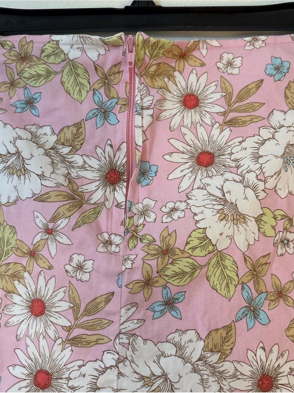 Floral Pink A-Line Skirt - Picture 4 of 9